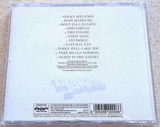 DANKO JONES Sleep Is The Enemy CD