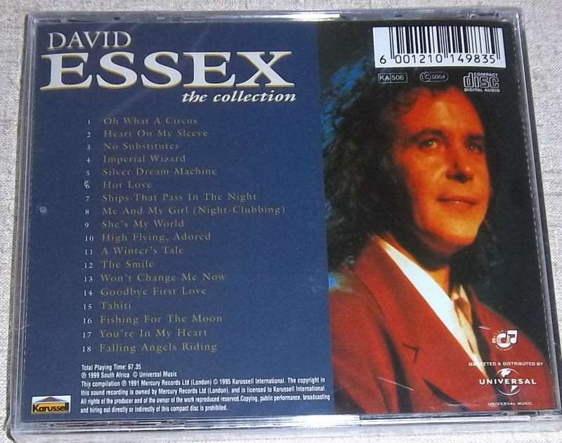 DAVID ESSEX The Collection SOUTH AFRICA Cat# BUDCD1060