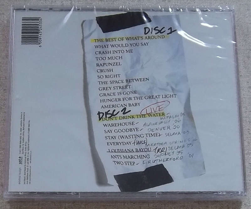 DAVE MATTHEWS BAND Best Of What's Around Vol.1 2xCD
