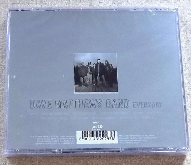 DAVE MATTHEWS BAND Everyday SOUTH AFRICA Cat# CDJUST 111