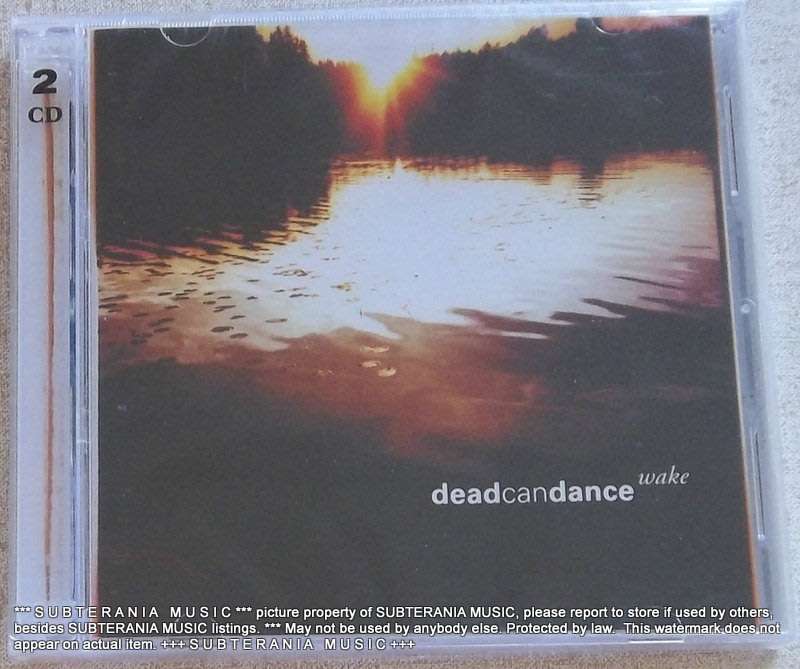 DEAD CAN DANCE Wake : Best Of 2xCD SOUTH AFRICA Cat# CDJUST004