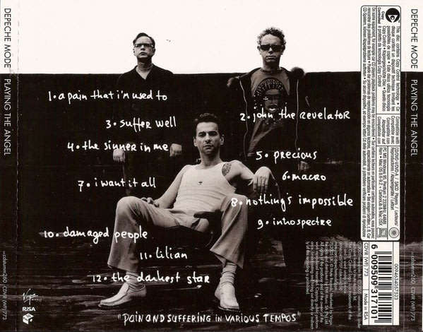 DEPECHE MODE Playing The Angel SOUTH AFRICA Cat# CDVIR(WF)773 [VG]