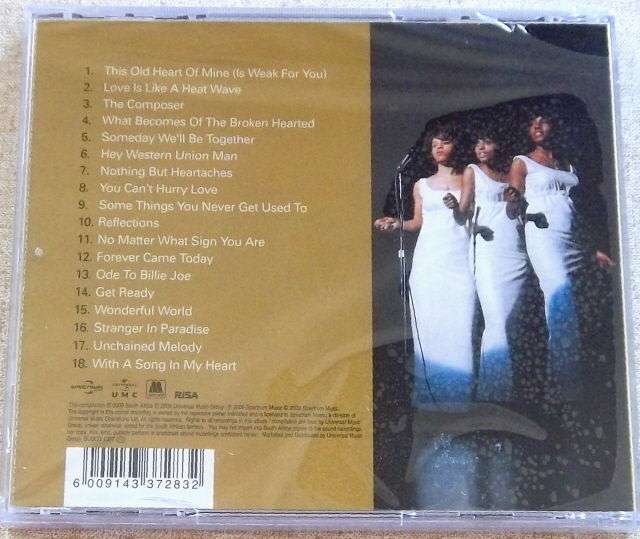 DIANA ROSS and the SUPREMES Classic SOUTH AFRICA Cat# BUDCD1327
