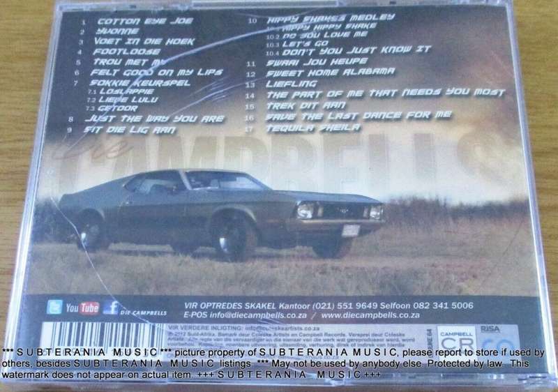 DIE CAMPBELLS Voet in die Hoek SOUTH AFRICA Cat# CDJUKE64