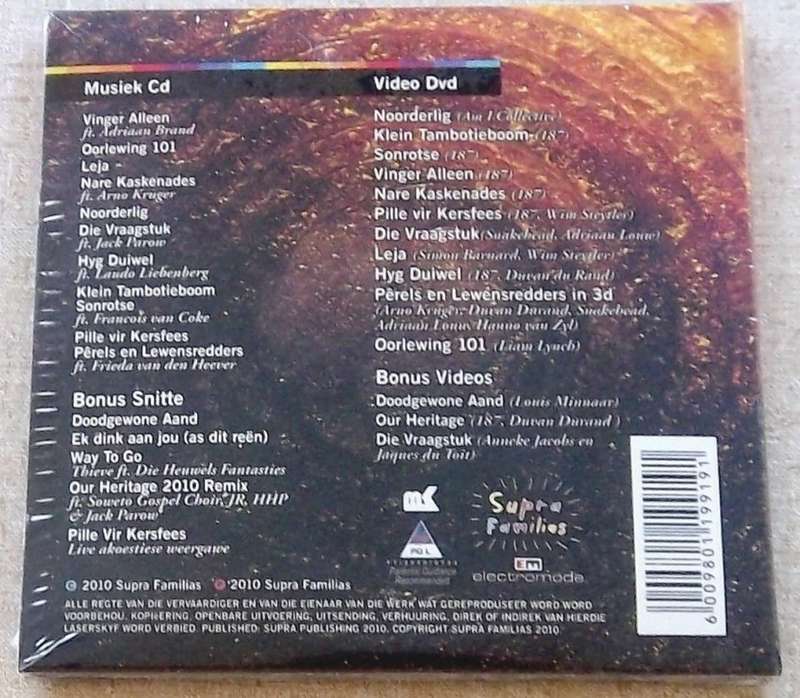 DIE HEUWELS FANTASTIES Lekker Luister Lietjies Vir Die Langpad CD+DVD SOUTH AFRICA Cat# SFDVD 009