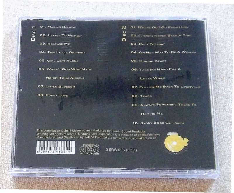 DOLLY PARTON DON WILLIAMS Ultimate Collection BLACK SOUTH AFRICA Cat#SSDB 655