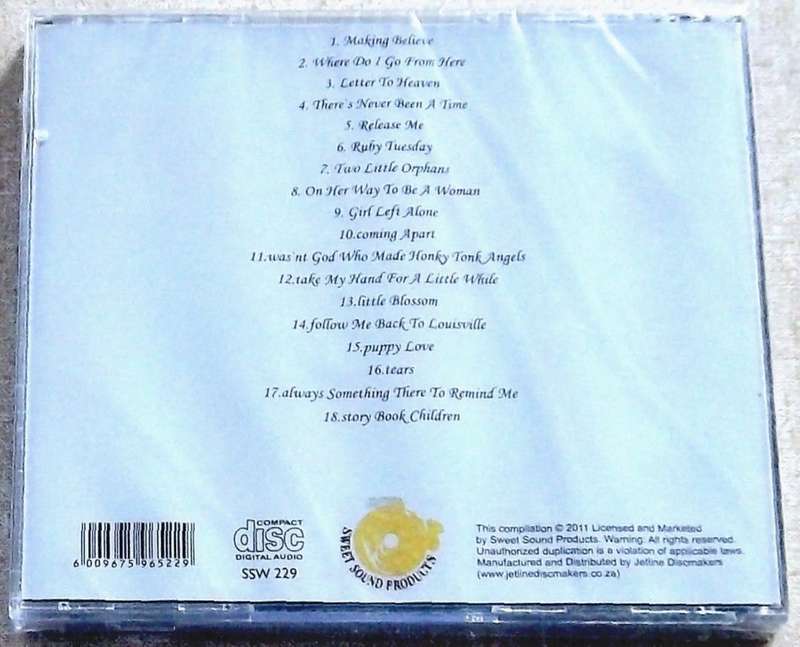 DOLLY PARTON DON WILLIAMS Best Of 18 track CD Exclusive SOUTH AFRICA Cat#SSW 229