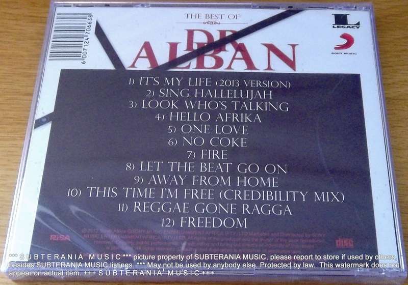 DR. ALBAN The Best Of SOUTH AFRICA Cat# CDSM557