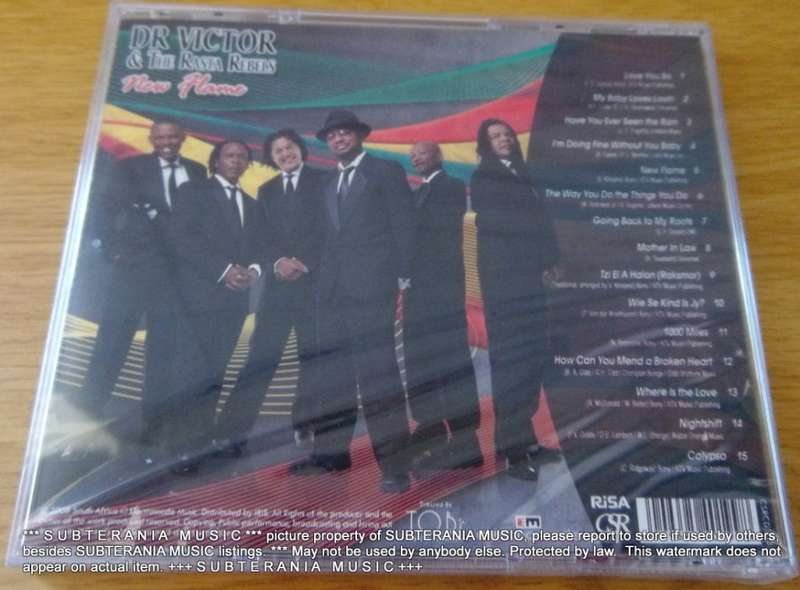 DR VICTOR & THE RASTA REBELS New Flame SOUTH AFRICA Cat# CSRCD903