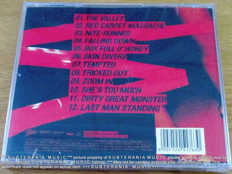 DURAN DURAN Red Carpet Massacre SOUTH AFRICA Cat# CDEPC7025