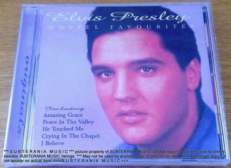 ELVIS PRESLEY Gospel Favourites SOUTH AFRICA Cat# CDRCA4246