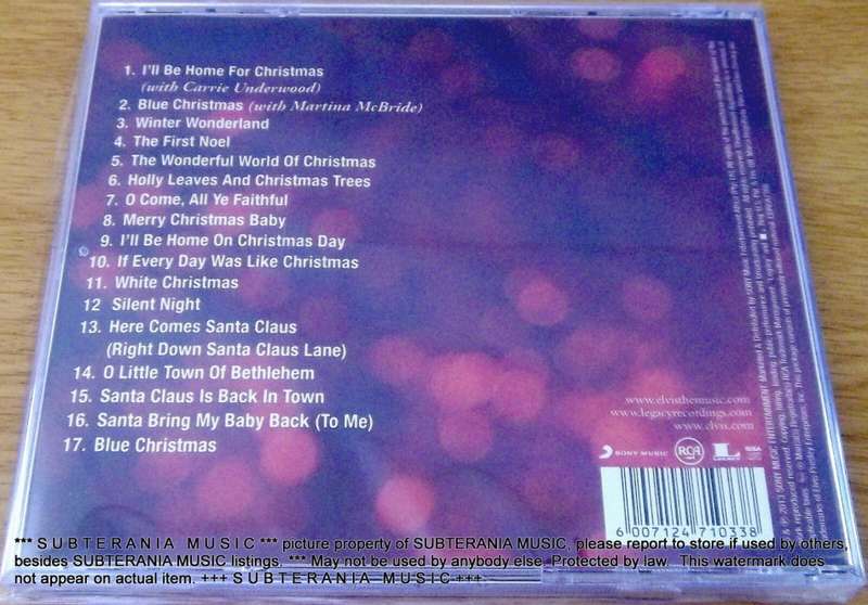 ELVIS PRESLEY The Classic Christmas Album SOUTH AFRICA Cat# CDRCA7386