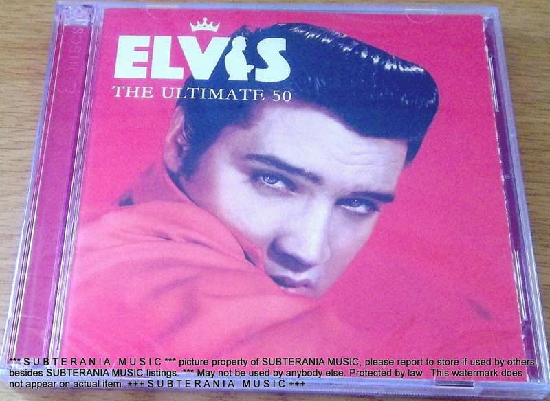 ELVIS PRESLEY Elvis The Ultimate 50 2xCD SOUTH AFRICA Cat# CDRCA7195