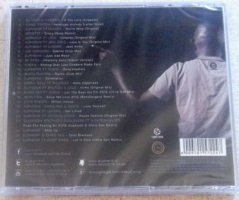 EUPHONIK For The Love of House Total Blackout SOUTH AFRICA Cat# SCCD232