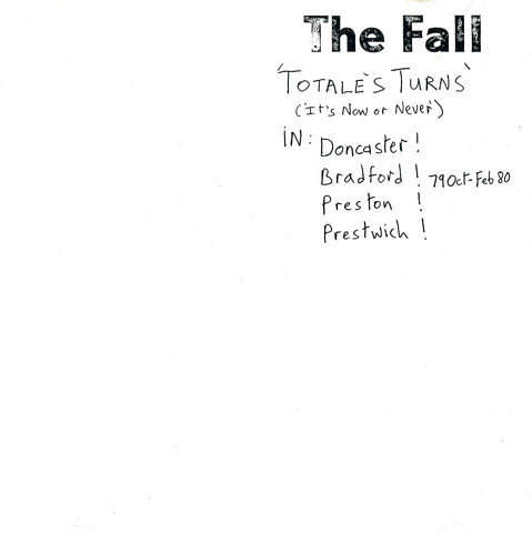 THE FALL Totale's Turns (It's Now Or Never) CD