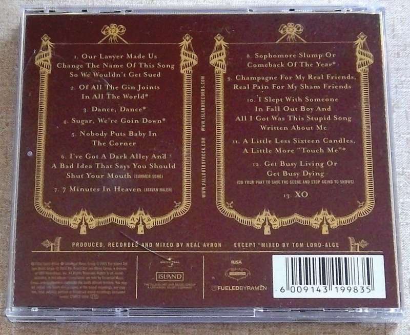 FALL OUT BOY From Under the Cork Tree [sealed]