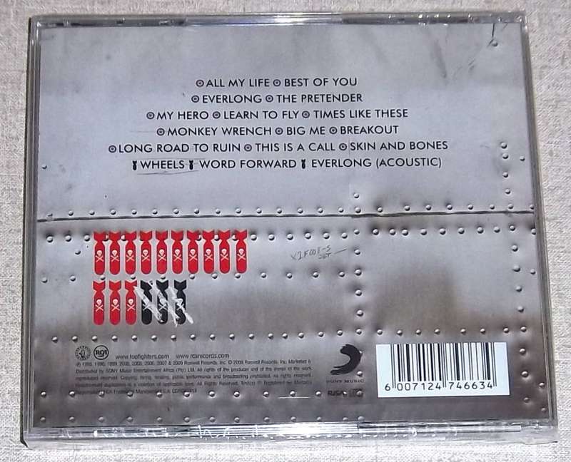 FOO FIGHTERS Greatest Hits CD SOUTH AFRICA Cat# CDRCA 7418