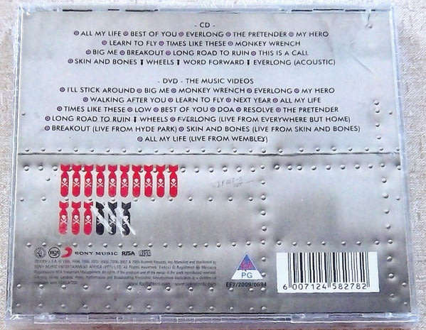 FOO FIGHTERS Greatest Hits CD+DVD SOUTH AFRICA Cat# CDRCA 7250