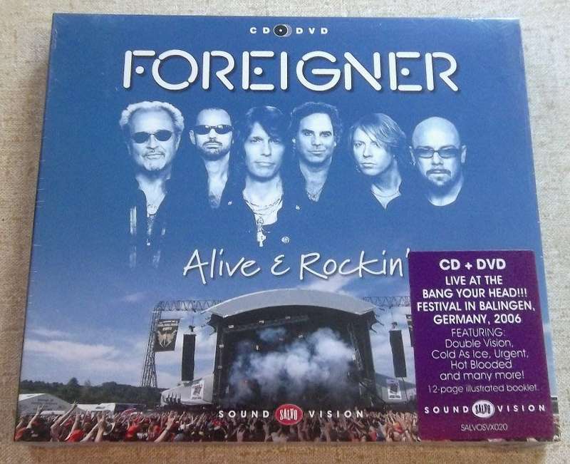 FOREIGNER Alive & Rockin' CD+DVD Digipak