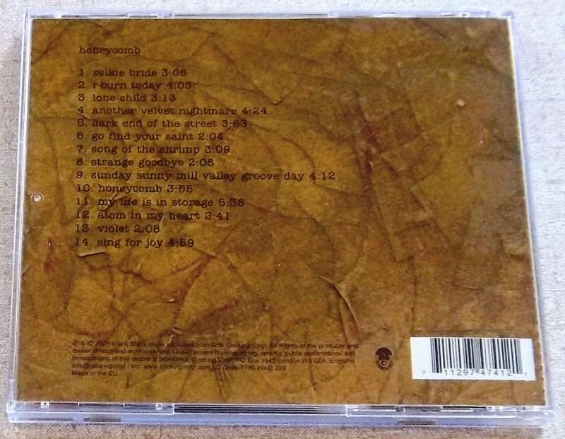 FRANK BLACK Honeycomb USA Cat# COOKCD341