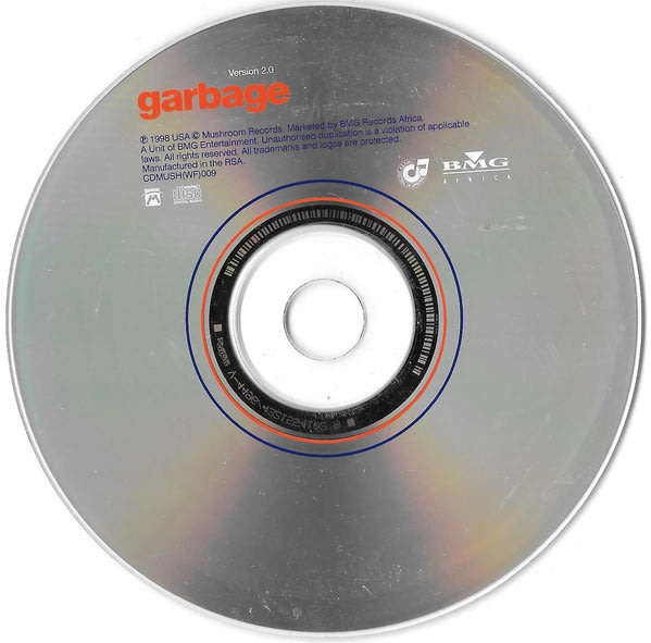 GARBAGE Version 2.0  South African Release Cat# CDMUSH(WF)009