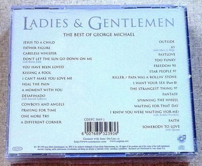 GEORGE MICHAEL Ladies & Gentlemen Best Of 2CD Fatbox # CDEPC5669 J