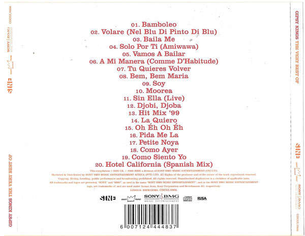 GIPSY KING The Very Best Of CD