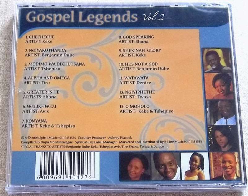 GOSPEL LEGENDS VOL 2 CD [File under G in main stock room]