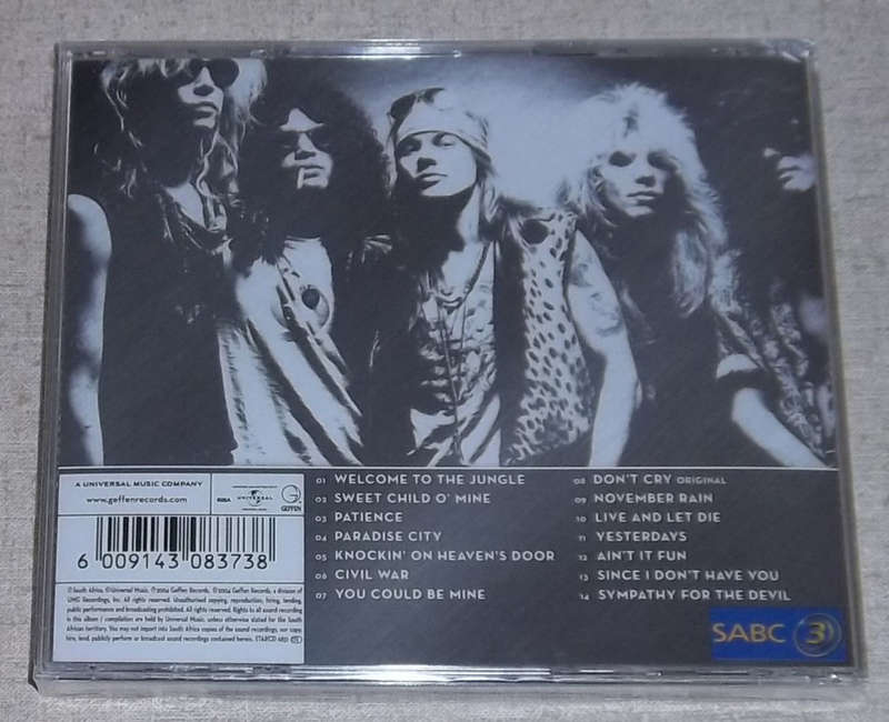 GUNS N ROSES Greatest Hits SOUTH AFRICA Cat# STARCD 6851