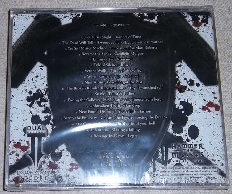 V/A Hammer the Masses Vol.2 SOUTH AFRICA Metal 18 tracks Knave The Broken Result Cat# DUALCD002