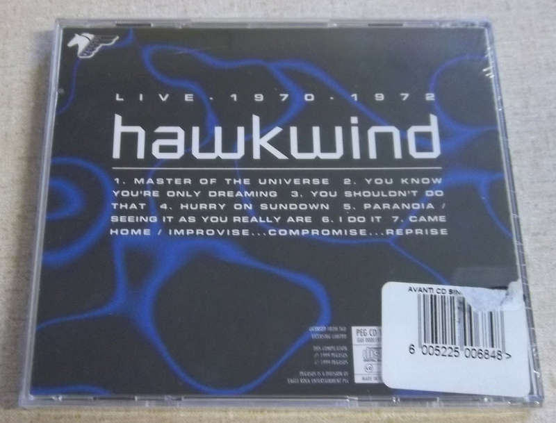 HAWKWIND Live - 1970 - 1972 The Text Of Festival MOTORHEAD Lemmy