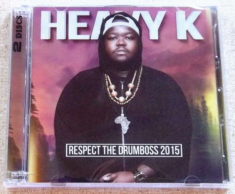 HEAVY K Respect the Drumboss 2015 2xCD SOUTH AFRICA Cat# CDSRBL 795