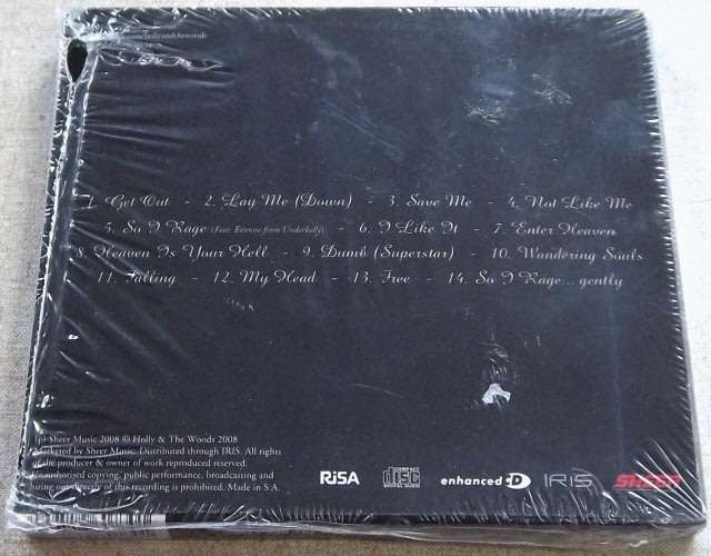 HOLLY AND THE WOODS So I Rage + slipcase SOUTH AFRICA Cat# SMCD 198