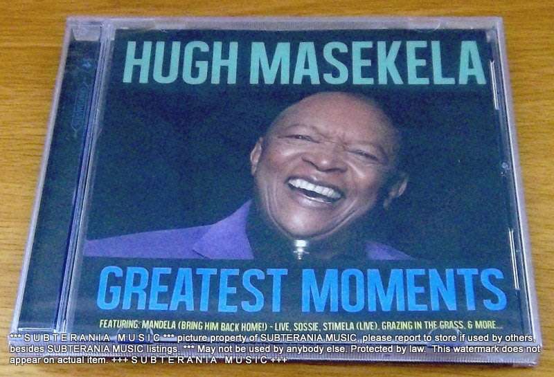 HUGH MASEKELA Greatest Moments SOUTH AFRICA Cat# CDGBS004