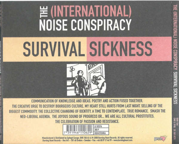 The (International) Noise Conspiracy  Survival Sickness CD
