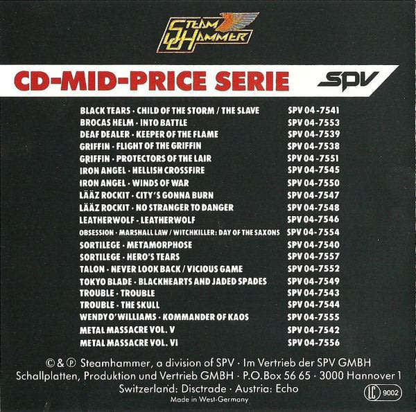 IRON ANGEL Hellish Crossfire  CD