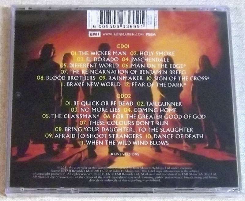 IRON MAIDEN From Fear to Eternity The Best of 1990-2010 SOUTH AFRICA Cat # CDEMCJ 6426