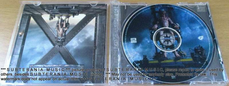 IRON MAIDEN The X Factor SOUTH AFRICA Cat# CDEMCJ(WF)5618 [VG+]