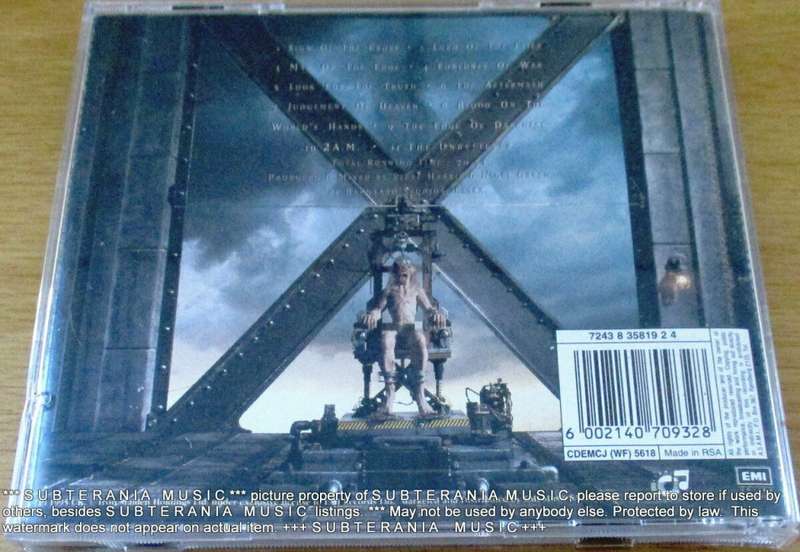IRON MAIDEN The X Factor SOUTH AFRICA Cat# CDEMCJ(WF)5618 [VG+]