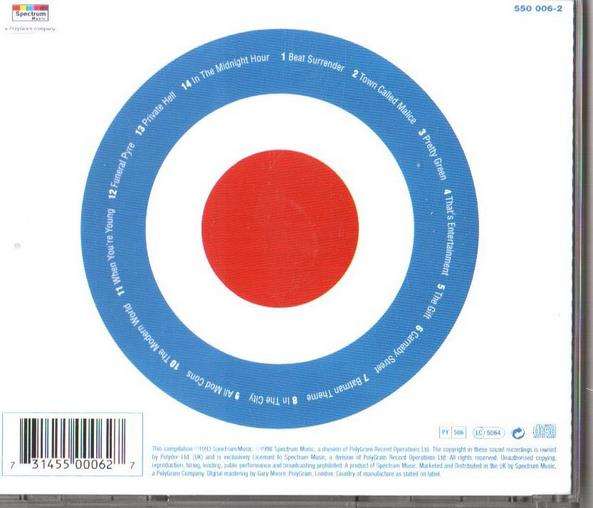 THE JAM Beat Surrender UK Cat# 550 006-2