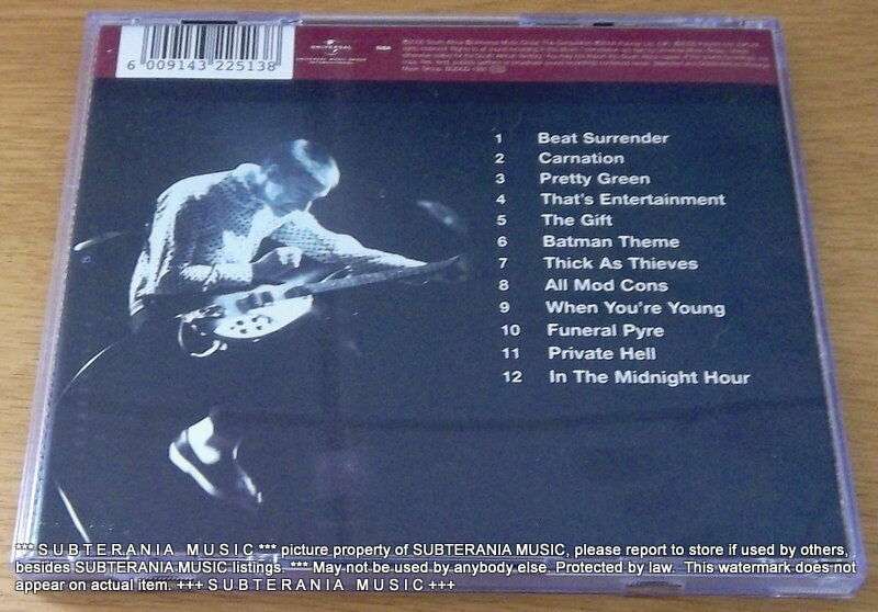 THE JAM Classic The Universal Masters SOUTH AFRICA Cat# BUDCD 1281