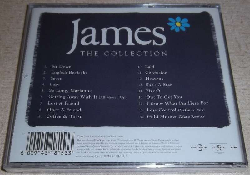 JAMES The Collection SOUTH AFRICA Cat# BUDCD1268