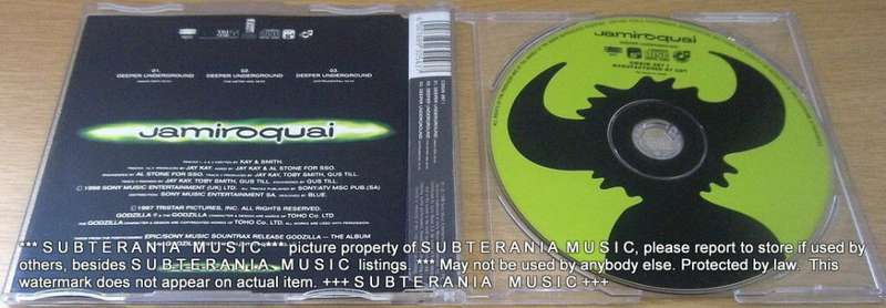 JAMIROQUAI Deeper Underground SOUTH AFRICA Cat# CDSIN 287