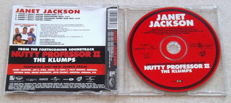 JANET JACKSON Doesnt Really Matter SOUTH AFRICA 2000 Cat#MAXCD 244 CD Single