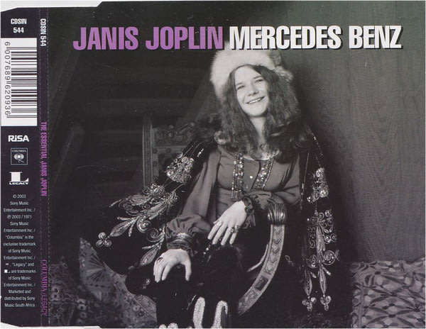 JANIS JOPLIN Mercedes Benz CD Single South African Issue