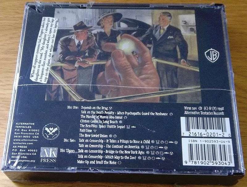 JELLO BIAFRA If Evolution Is Outlawed, Only Outlaws Will Evolve 3 CD [SPOKEN WORD]