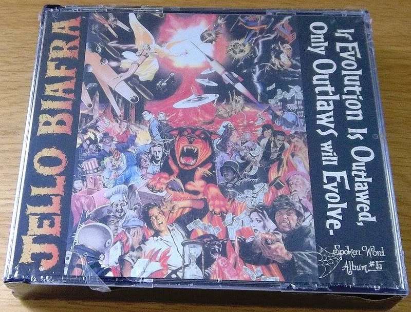 JELLO BIAFRA If Evolution Is Outlawed, Only Outlaws Will Evolve 3 CD [SPOKEN WORD]