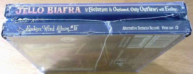 JELLO BIAFRA If Evolution Is Outlawed, Only Outlaws Will Evolve 3 CD [SPOKEN WORD]