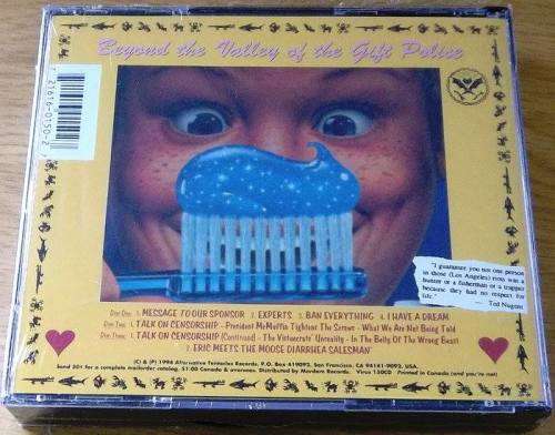 JELLO BIAFRA Beyond The Valley Of The Gift Police 3 CD [SPOKEN WORD]