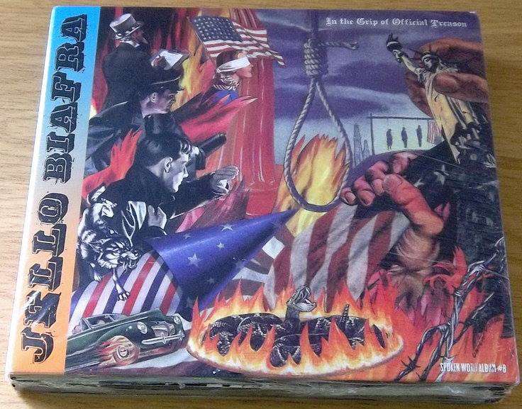 JELLO BIAFRA In The Grip Of Official Treason 3 CD Digipak SEALED [SPOKEN WORD]